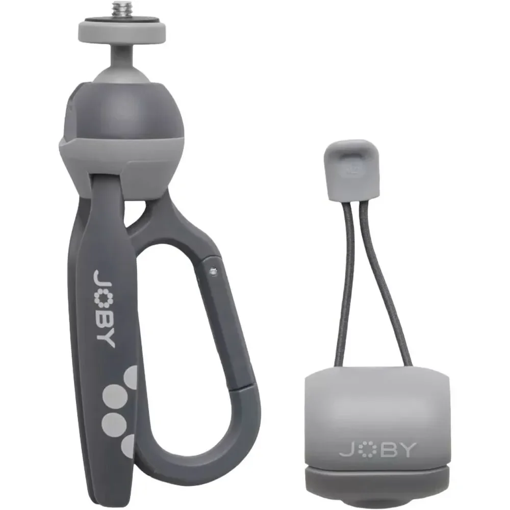 JOBY HandyPod Clip Tripod Phone Mount Foldable Tabletop Grey Vlogging Camera
